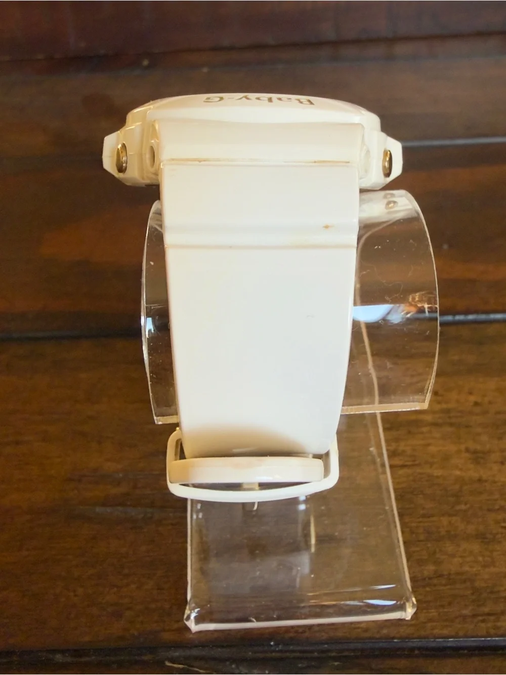 Casio Baby-G White Digital Watch Metallic Gold Face BG-6901